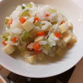 【離乳食後期】高野豆腐入り雑炊